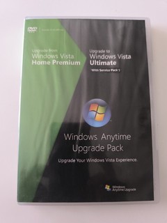 Microsoft Windows Vista Home Premium to Ultimate SP1 Upgrade 32 Bit DVD & Key