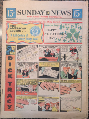New York Sunday News Comics Section 3/16/1969,  Sixteen Pages