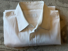 Prada Men’s Long Sleeve Button Up Dress Shirt WHITE SIZE  42 - 16 1/2