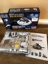 Build Learn Solar Robot STEM Science Kit Complete Unassembled w/ Box Manu