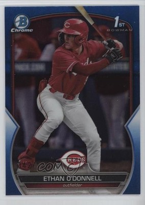 2023 Bowman Draft Chrome Blue Refractor 42/150 Ethan O'Donnell #BDC-56 0l44