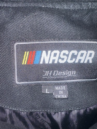 Kyle Larson Nascar Cup Series Champion Cotton Jacket JH Design Full Snap Large - Picture 5 of 7