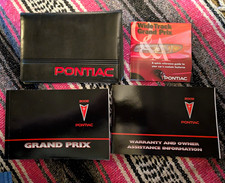 2002 Pontiac Grand Prix Owners Manual W Warranty Booklet Wide Track Qa Case