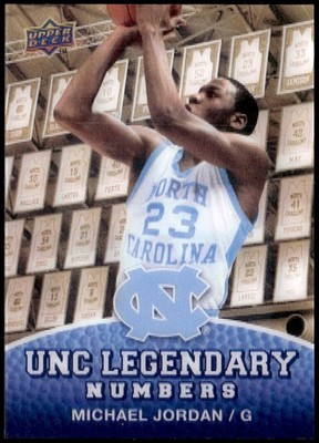 2010-11 UD North Carolina Tar Heels #LN1 Michael Jordan Legendary