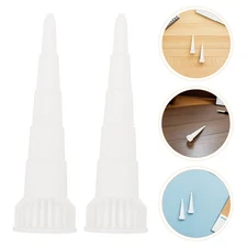 25 Pcs Glue Tube Nozzle Caulk Applicator Nozzles Replacement Tips