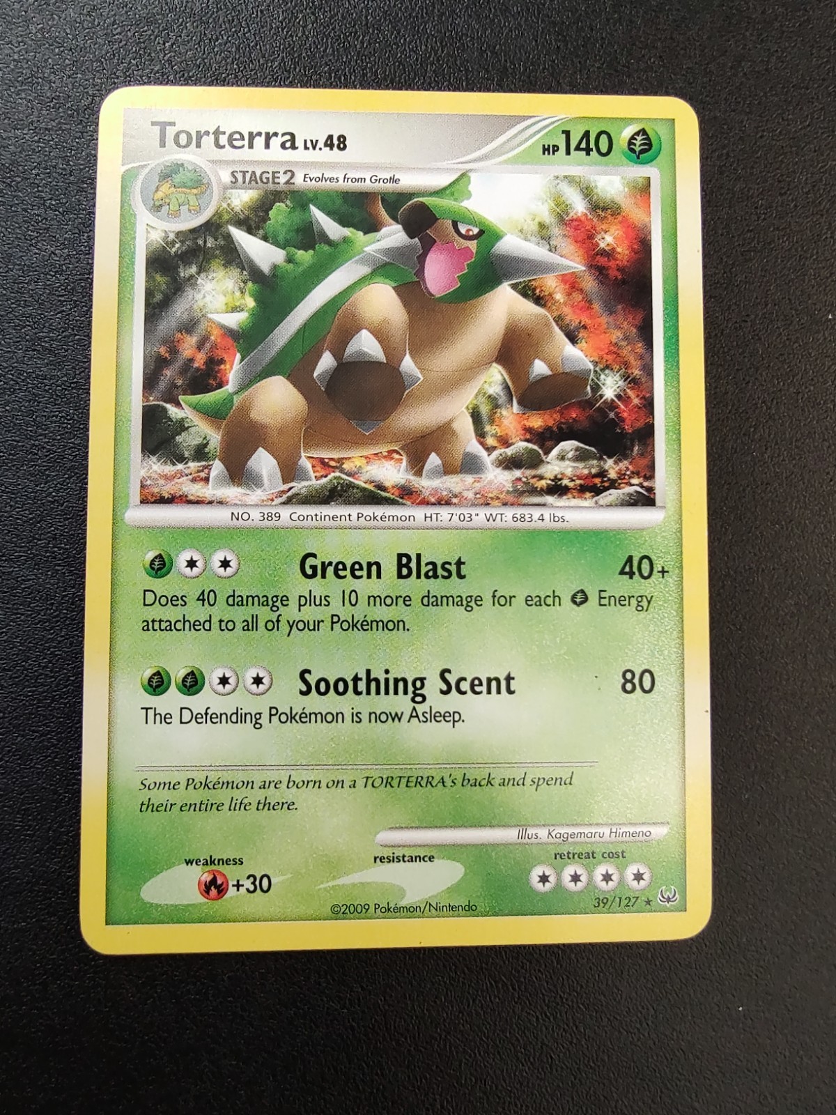 Torterra 39/127 Platinum Pokemon Non Holo Rare