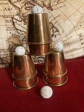  Vintage 1960 s (c) P&L  Copper Cups & Balls 
