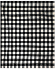 Hand Knotted Wool Kilim Rug Color Black and White Handmade Design Carpet Rug