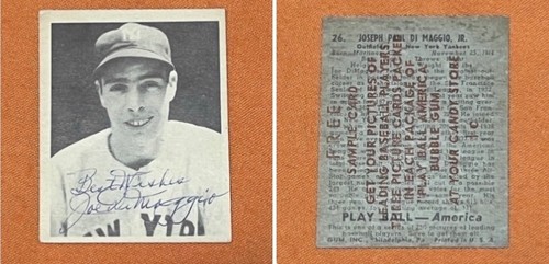 1939 Joe DiMaggio [Sample] #26