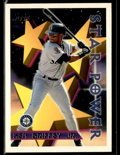 1996 Topps #230 Ken Griffey Jr. Mariners Baseball Card 1302H