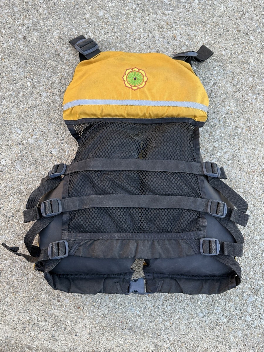 Vtg Patagonia LOTUS DESIGNS Adult S/M Type 3 PFD life jacket Kayak