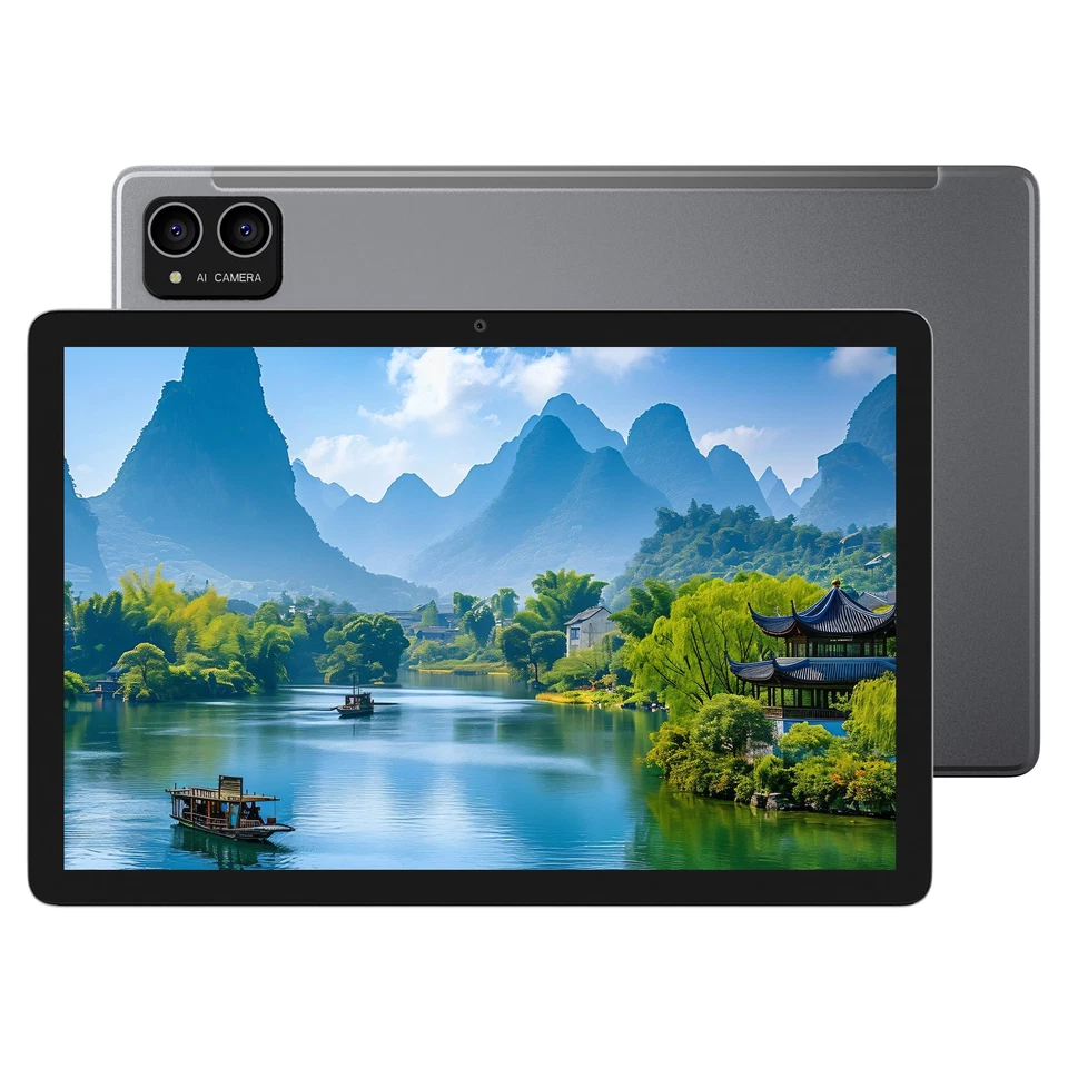 VASOUN TAB13 Pad 6GB +128GB Tablet mit Huelle 10Zoll 4G LTE 2SIM Grau Neu&OVP ✅ - Bild 3 von 4