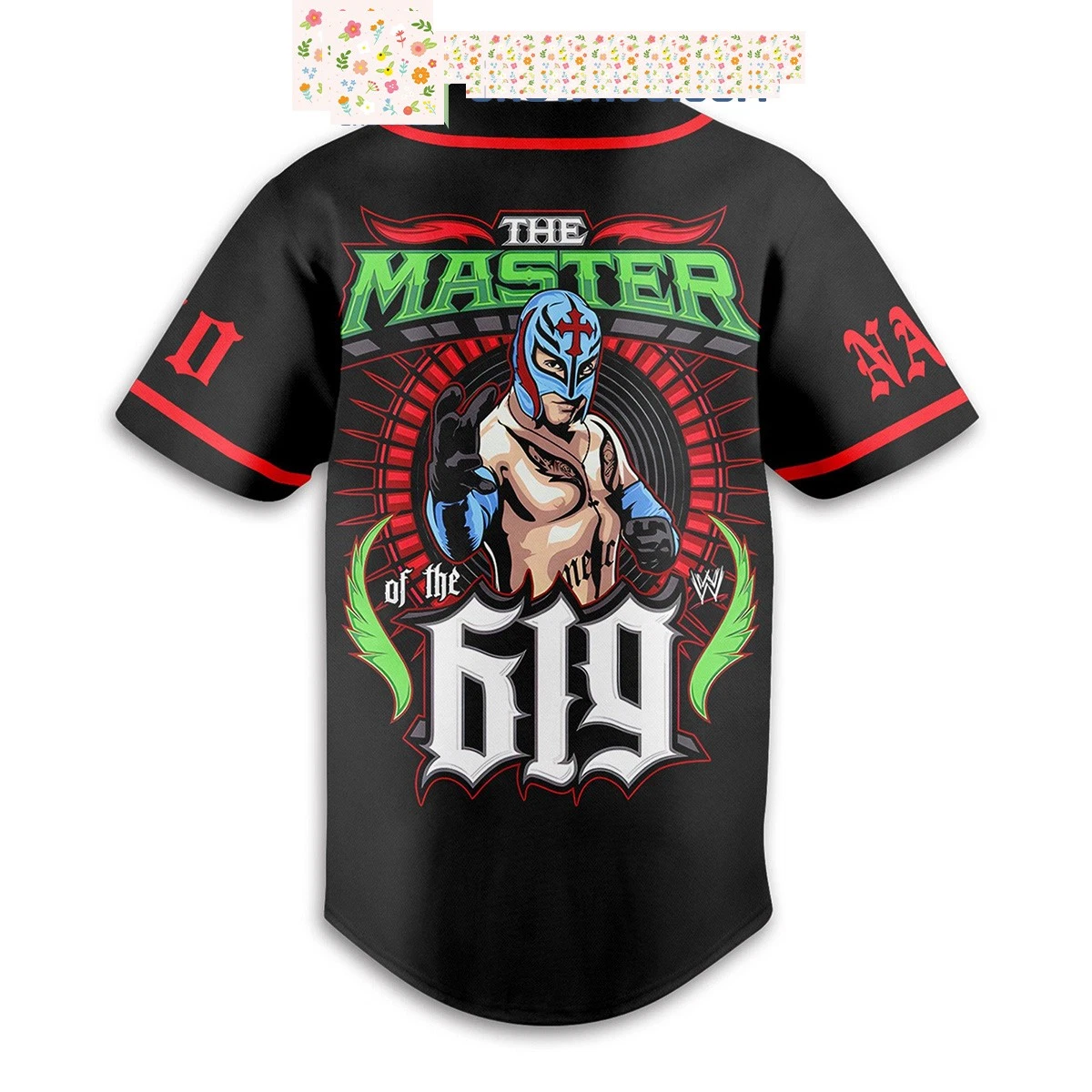 Rey Mysterio The Master Of The 619 Personalized Baseball Jersey
