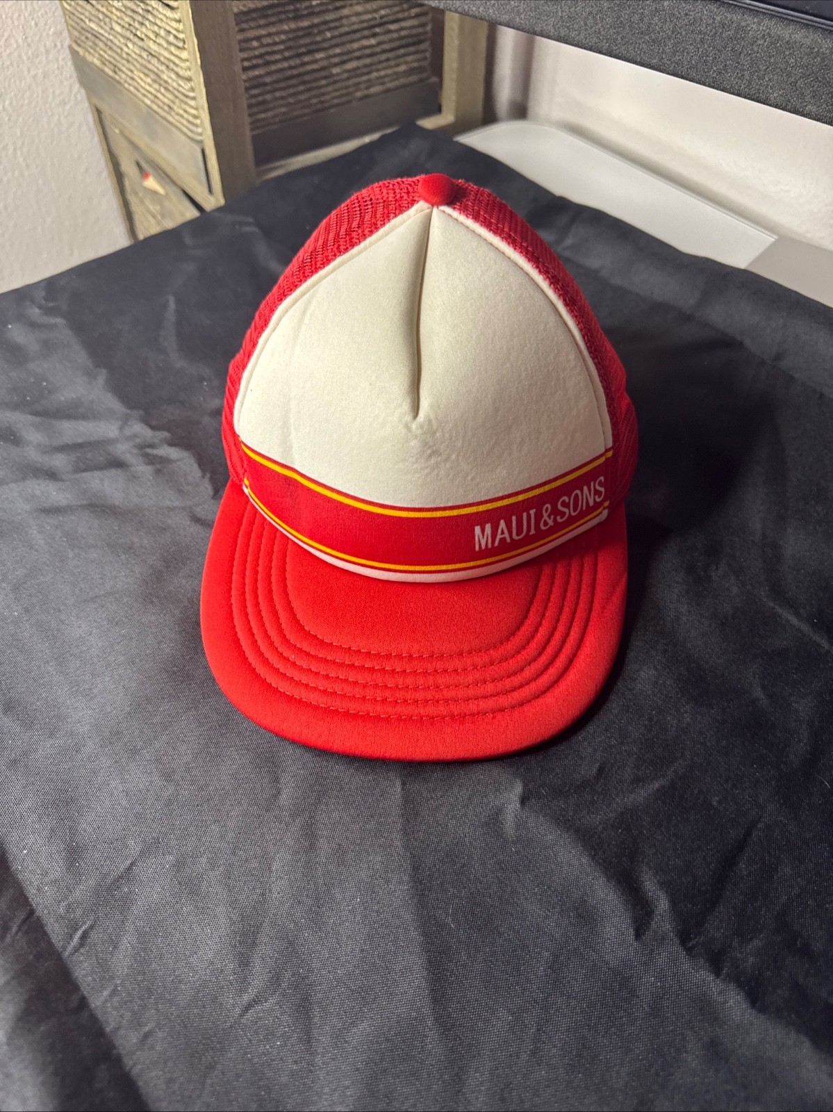 Maui & Sons Vintage Foam 80's Trucker Snapback RARE image 2