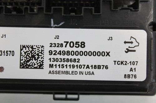 2015-2018 CHEVROLET COLORADO TRANSFER CASE COMPUTER CONTROL MODULE UNIT OEM - Picture 4 of 5