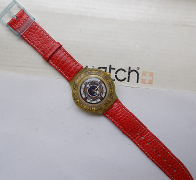 SCUBA SWATCH '' SUDPOL '' '95   EXCELLENT   WOW L@@K