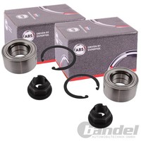 2X A.B.S. Radlager Satz Vorne Beidseitig Passend FüR Volvo S40 V40