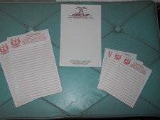 6 Notepads ~ 5.5" x 8.5" and 4.25" x 5.5"  Trucking LOGOs