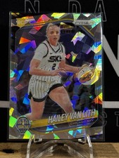 2025 WNBA Prizm 🏀 Hailey Van Lith Rookie Cracked Ice #2 Chicago Sky RC