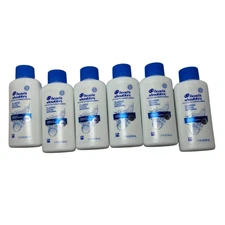 6 Pack Head & Shoulders Classic Clean Dandruff Shampoo Travel Size 1.7 oz Each