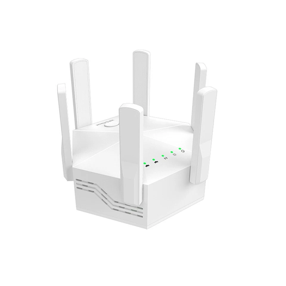 Dual-Band 1200M Gigabit Reception Wireless Router Repeater Wifi Range Extender - Image 3 of 4