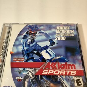 Jeremy McGrath Supercross 2000 (Sega Dreamcast 1999) CIB Compete testato e funzionante