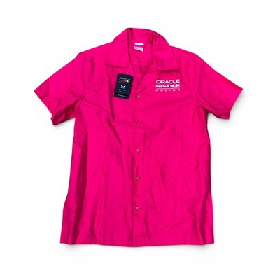 RED BULL RACING x CASTORE Oracle Miami Button Down Shirt SMALL Pink F1 Circuit
