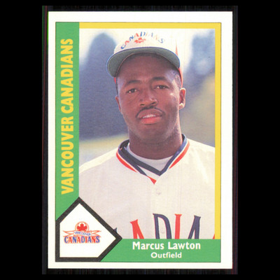 Marcus Lawton #643 1990 CMC Minor League Vancouver Canadians Baseball Card MLB