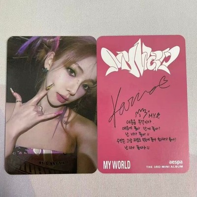 Aespa KARINA The 3rd Mini My World sr1.0 Spicy smini ver. Official