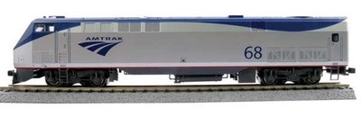 376117 HO Kato GE P42 Genesis Amtrak #17 (Phase Vb Late; silver, blue, red)