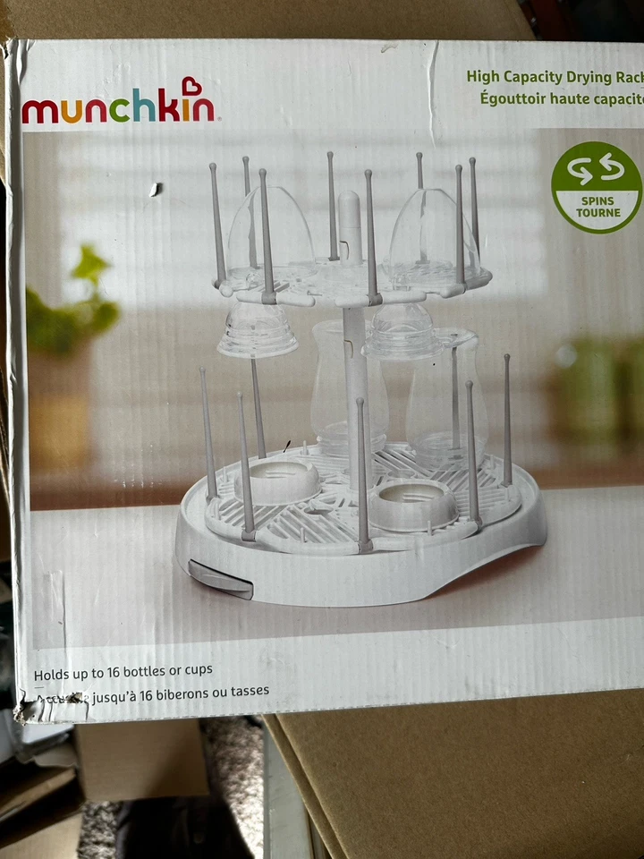 Estante de secado de botellas de alta capacidad Munchkin - CAJA ABIERTA Foto 2 de 4