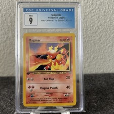 Pokémon TCG Magmar 2000 Neo Genesis 1st Edition 40/111 CGC 9 MINT