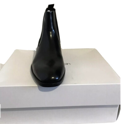 Calvin Klein Black Cliff Chelsea Men s Size 11 M Leather Boot