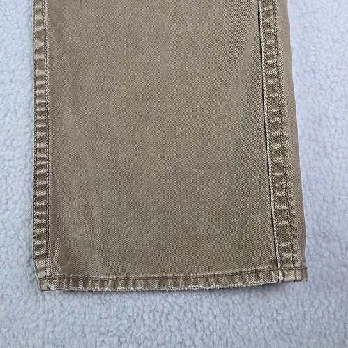 Vtg Levis 701s Jeans Mens Size 34x30 Beige Tan Canvas Relaxed Straight Fit - Picture 7 of 21