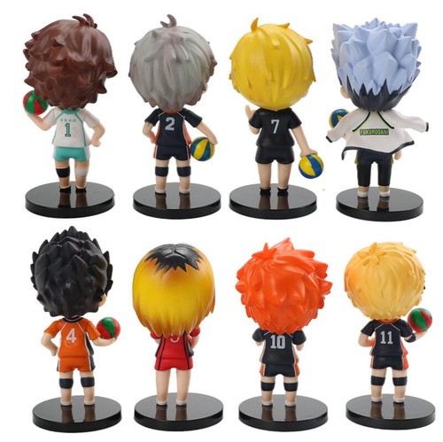 1 juego Haikyuu!! Colección Anime Figura de Acción Catoon PVC Estatua Figuras Juguete Lindo - Imagen 2 de 7