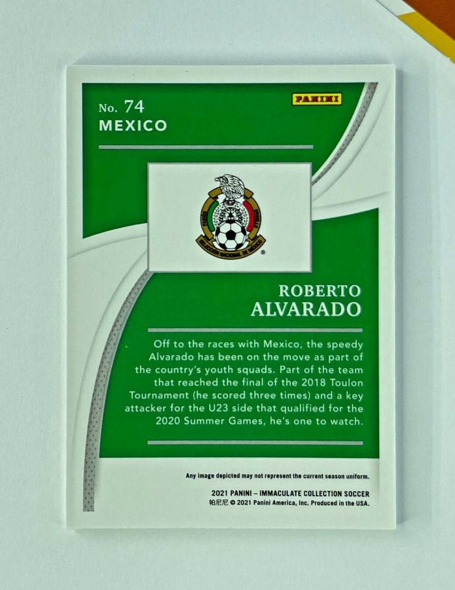 Panini Immaculate Roberto Alvarado Rookie /80 Mexico 2021 | eBay