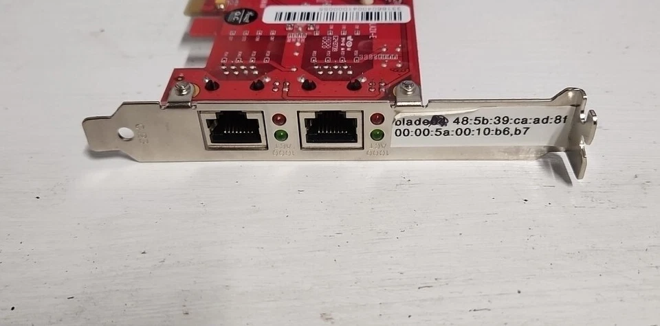 Rosewill RC-401-Dual-EX Dual Gigabit Ethernet Network Adapter Card PCIE 4x  - Image 3 of 3