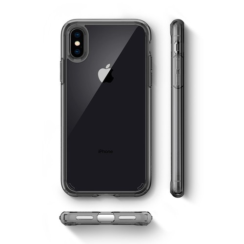 Coque transparente de protection pour iPhone X XS XS Max XR Spigen [ Ultra Hybride ] - Photo 54 sur 62