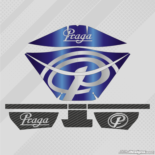 2019 PRAGA STYLE ROTAX AIRBOX STICKER KIT - KARTING - JakeDesigns - 第 1/3 張圖片