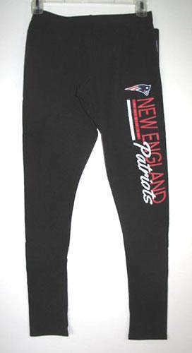 NUEVO ENGLAND PATRIOTS CONCEPTS DEPORTE MUJER NEGRO RECORTADO LEGGINGS XL - Imagen 1 de 1