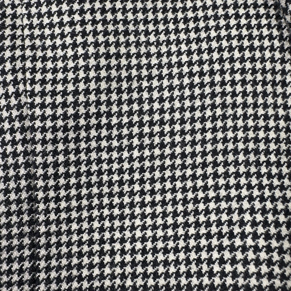 Paul Fredrick Mens Blazer Houndstooth 42R Tweed Casual Business 3 Button Wool - Image 4 of 4