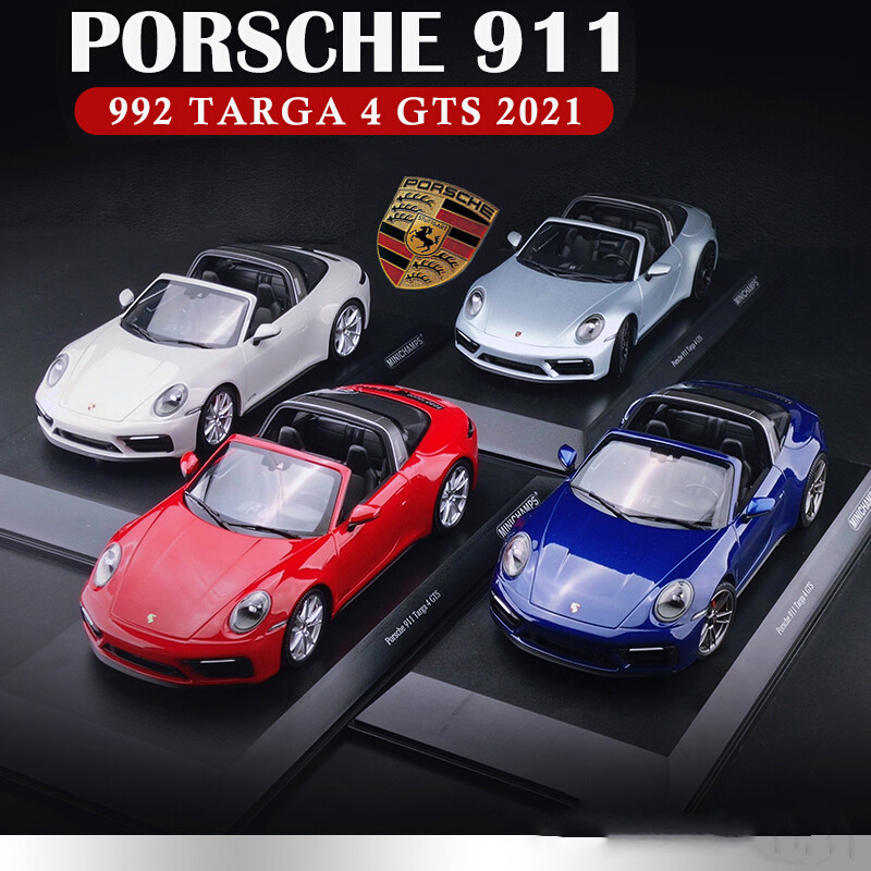 Minichamps 1:18 Porsche 911 992 TARGA 4 GTS 2021 Diecast Model Car
