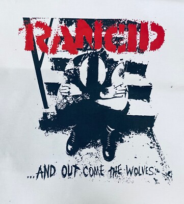 RANCIiD ...And Out Come The Wolves big back punk patch Oi!