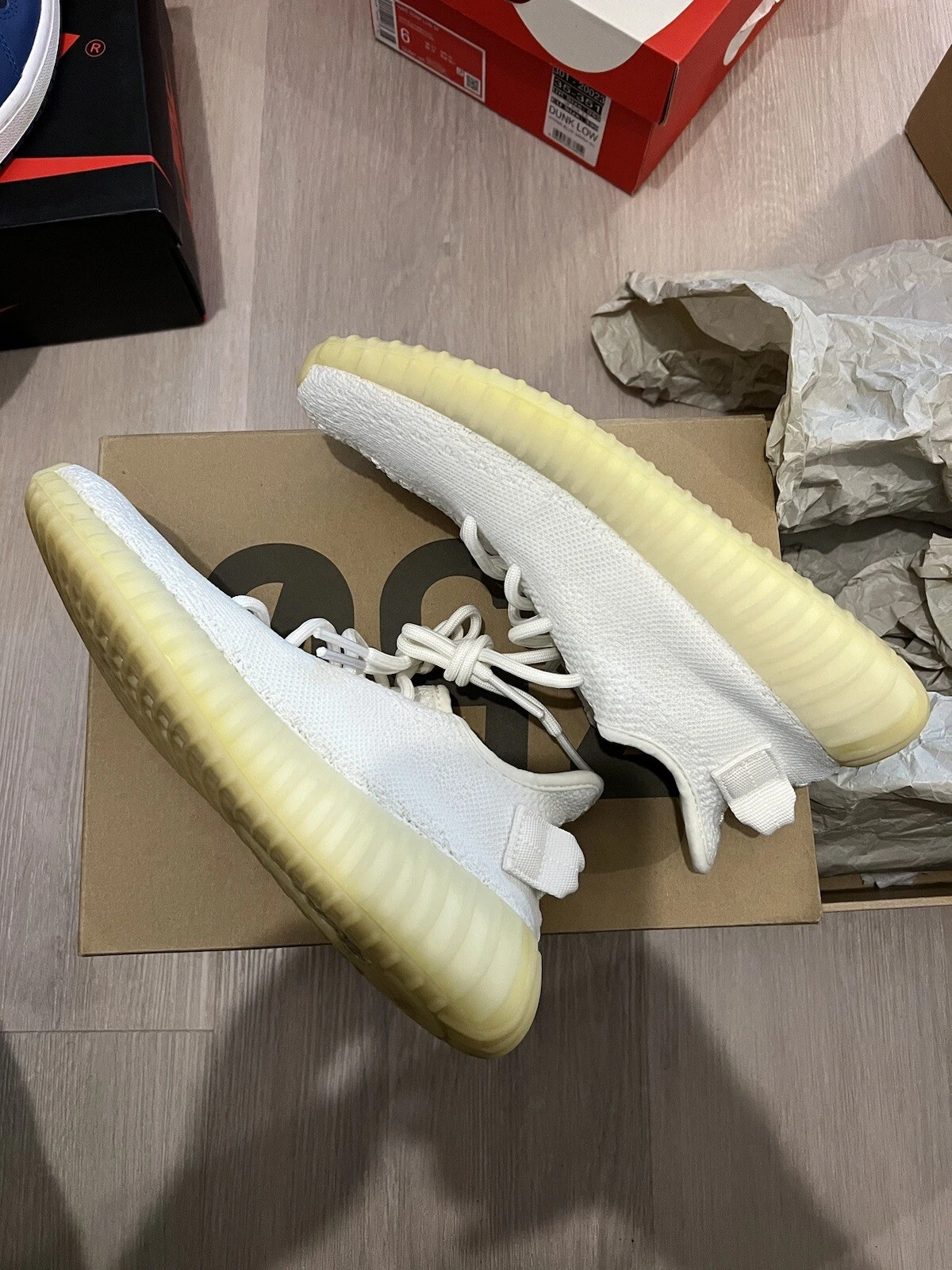 Yeezy boost 350 V2 tutto bianco taglia UK5 5 US6
