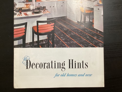 1951 ARMSTRONG LINOLEUM Publication - Mid-Century Modern 16 pages Color - Picture 17 of 17