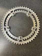 Vintage Chainrings 54-42, with bolts, probably  Ofmega 144 bcd (campy)  VGC