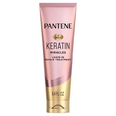 Pantene Pro V Keratin Miracles Leave In Repair Treatment 8.4 Fl Oz Smooth Hair