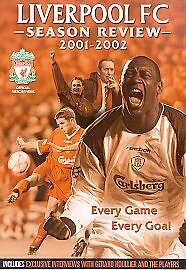 リバプールFCオフィシャルDVD 2001-2002 SEASON REVIEW Liverpool - Season Review 2001-2002 (DVD, 2002) for sale
