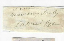 Emma Albani (1847-1930) Signed Cut / Opera Autographed