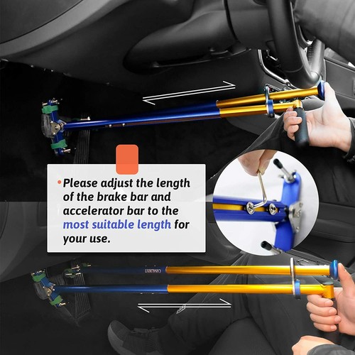 Handicap Driving Hand Controls,Car Pedal Assist Controls,Driving Aids Equipment - Picture 3 of 9